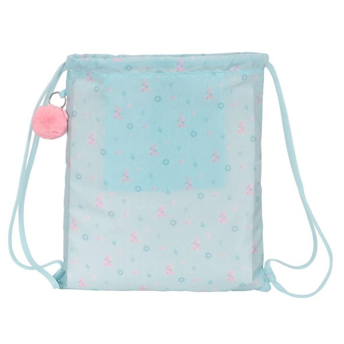 Bolsa Mochila con Cuerdas Moos Garden Turquesa 1