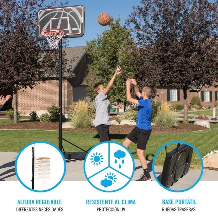 Canasta baloncesto polietileno lifetime portátil con tablero de ajustable altura 229-305 cm 4 Canasta baloncesto polietileno lifetime portátil con tablero de ajustable altura 229-305 cm 4
