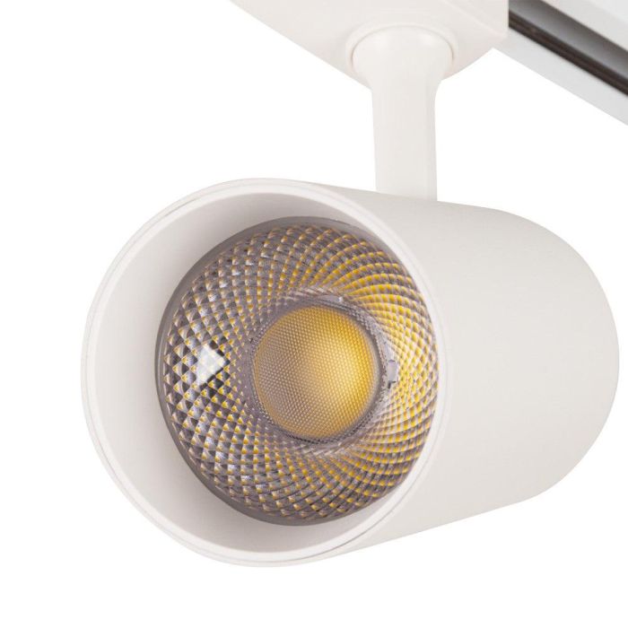 1916-TL-30W-M-CCT Foco de Carril Monofásico COB LED Regulable Flicker Free 30W Blanco CCT Seleccionable 3000-6000K 3000Lm CRI90 2 1916-TL-30W-M-CCT Foco de Carril Monofásico COB LED Regulable Flicker Free 30W Blanco CCT Seleccionable 3000-6000K 3000Lm CRI90 2