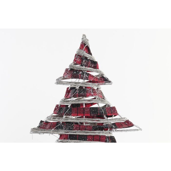 Arbol Navidad Alpina DKD Home Decor Natural Rojo 14 x 60 x 46 cm 2