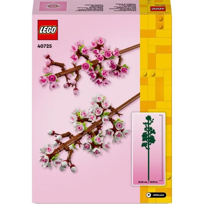 Lego 40725 Flores de Cerezo, Ramo de Flores para Decoración de Habitaciones y Oficina, Modelo LEGO Creator 4
