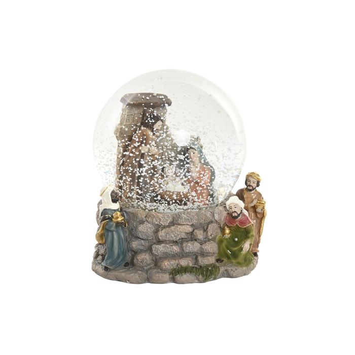 Bola Decoracion Navidad Tradicional DKD Home Decor Multicolor 11.5 x 13 x 11.5 cm (4 Unidades) 3