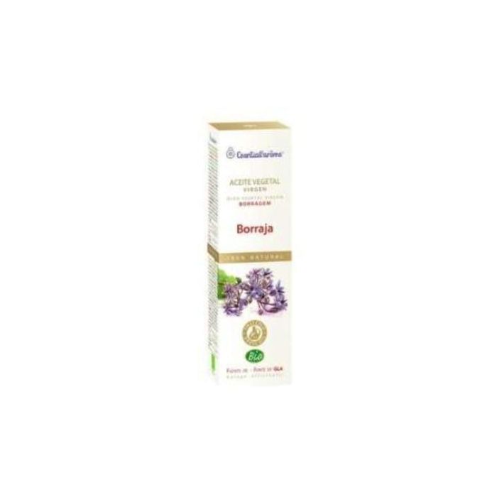 ESENTIAL AROMS Aceite Vegetal de Borraja 100ml Bio - Alto en Omega-6 y Vitamina E para Piel Seca y con Descamación