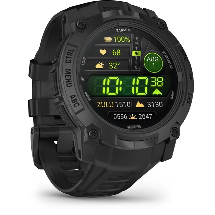 Garmin Instinct 3 Tactical Edition Reloj Inteligente Deportivo GPS AMOLED 1,3" 50 mm Negro GAR0753759344122