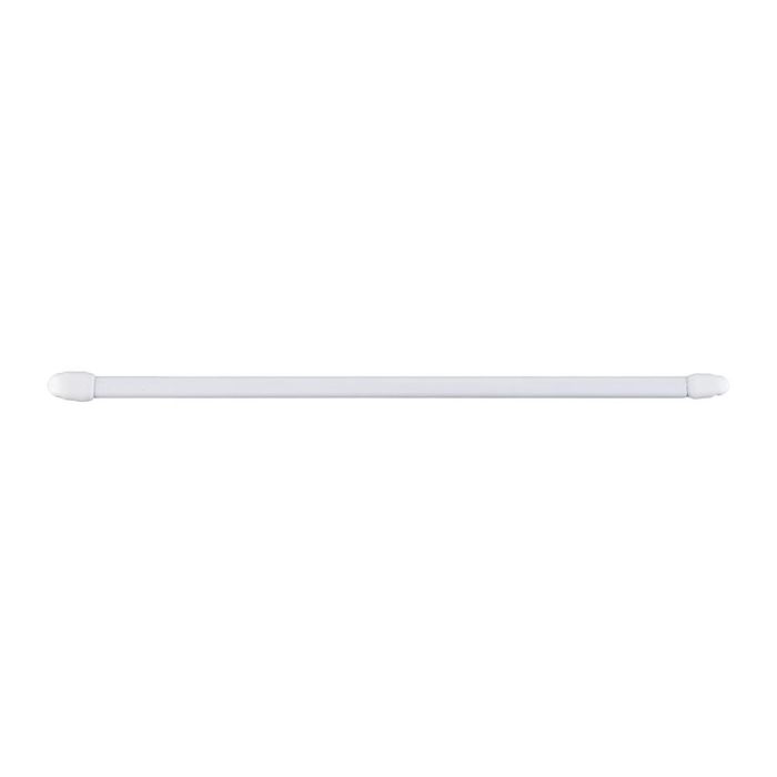 Cintacor Portavisillo plano blanco extensible 60-105cm 11mm, 2 unidades con alcayatas 0 Cintacor Portavisillo plano blanco extensible 60-105cm 11mm, 2 unidades con alcayatas 0
