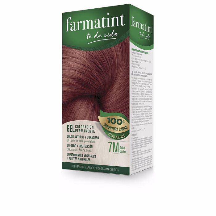 Farmatint Gel Coloración Permanente #7m Rubio Caoba 5 U