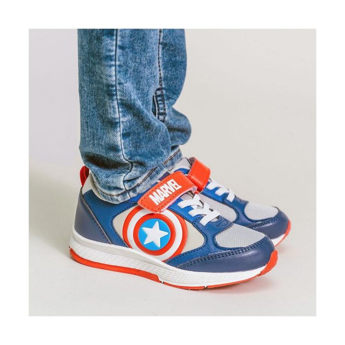 Zapatillas Deportivas Infantiles The Avengers Azul Rojo 1