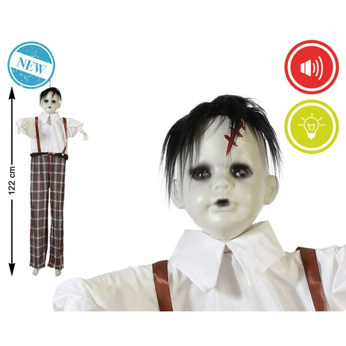 Decoración para Halloween 122 cm Blanco Fantasma Niño 1