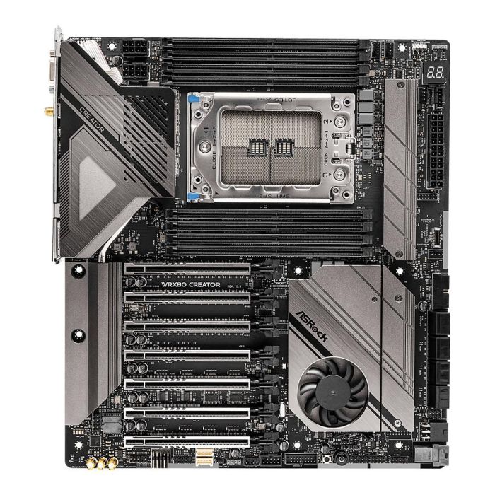ASRock Placa Base WRX80 Creator R2.0 para AMD Ryzen Threadripper PRO 3000WX/5000WX E-ATX Socket sWRX8 Retail