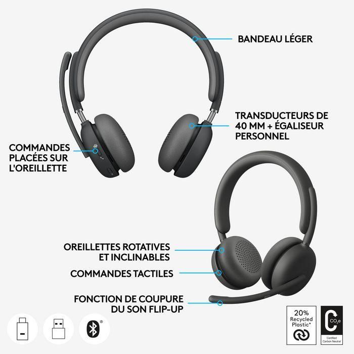 Auriculares Logitech 981-001152 Grafito 17