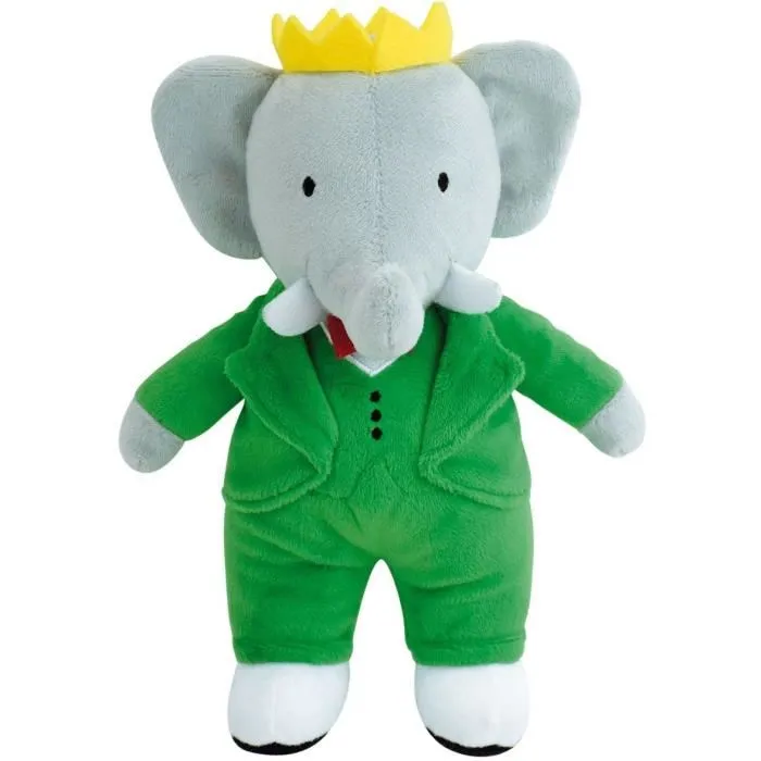 Jemini Peluche Elefante Rey Babar +/- 20 cm - Representación perfecta del rey de los elefantes 2