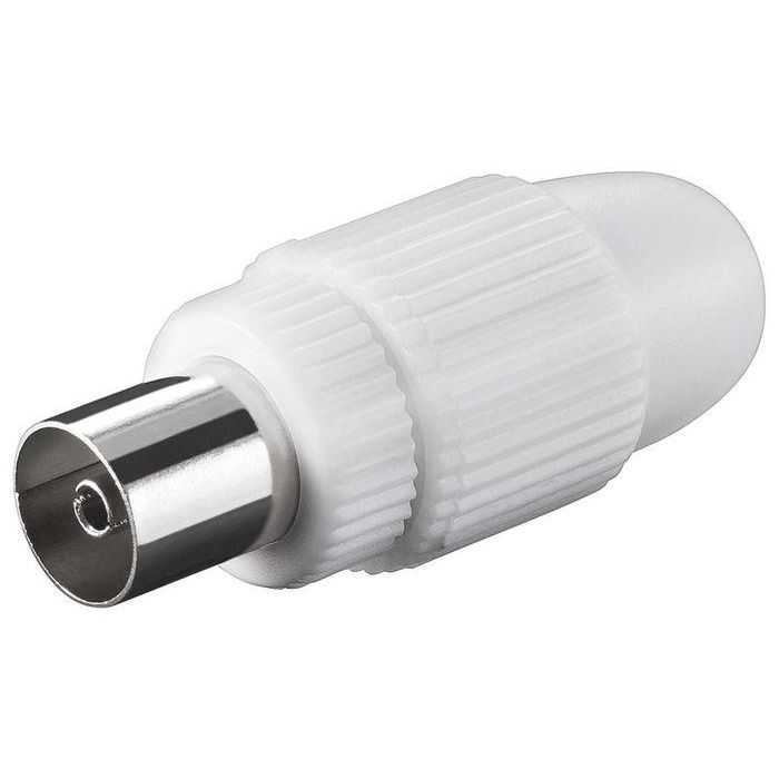 Goobay Coaxial Coupling with Screw Fixing, 10 pcs. Goobay Coaxial Coupling with Screw Fixing, 10 pcs.