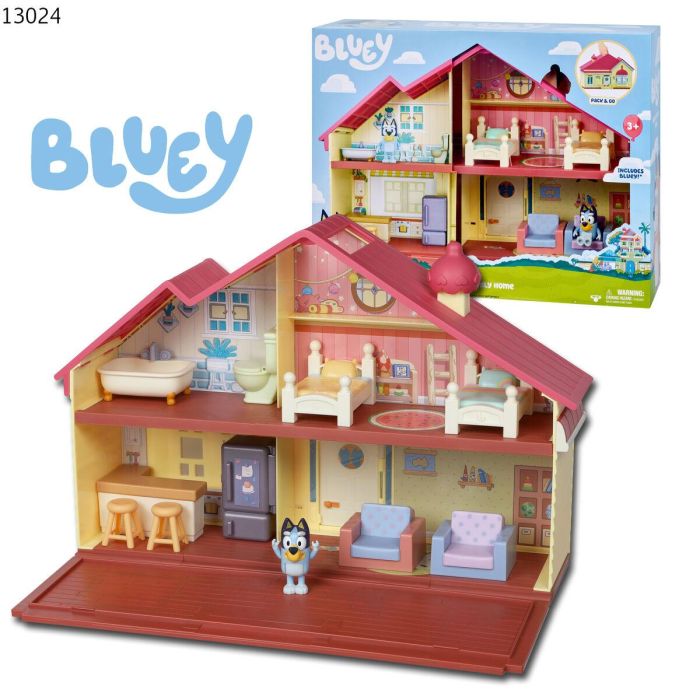 Moose Toys MOO0630996130247 - Casa de Bluey Playset Original con Figura de Juguete - Set de Juego Infantil Marrón 1 Moose Toys MOO0630996130247 - Casa de Bluey Playset Original con Figura de Juguete - Set de Juego Infantil Marrón 1