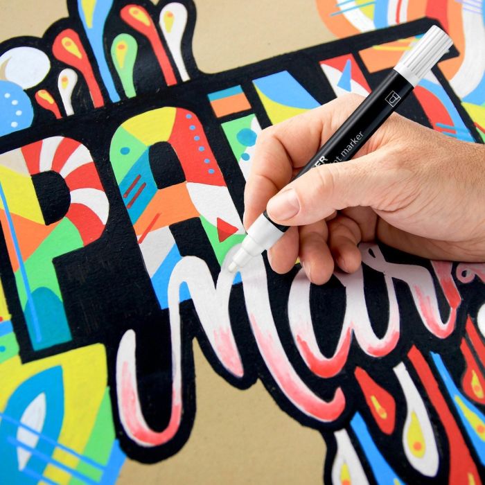 STAEDTLER Acrylmarker Lumocolor 4er-Set 3