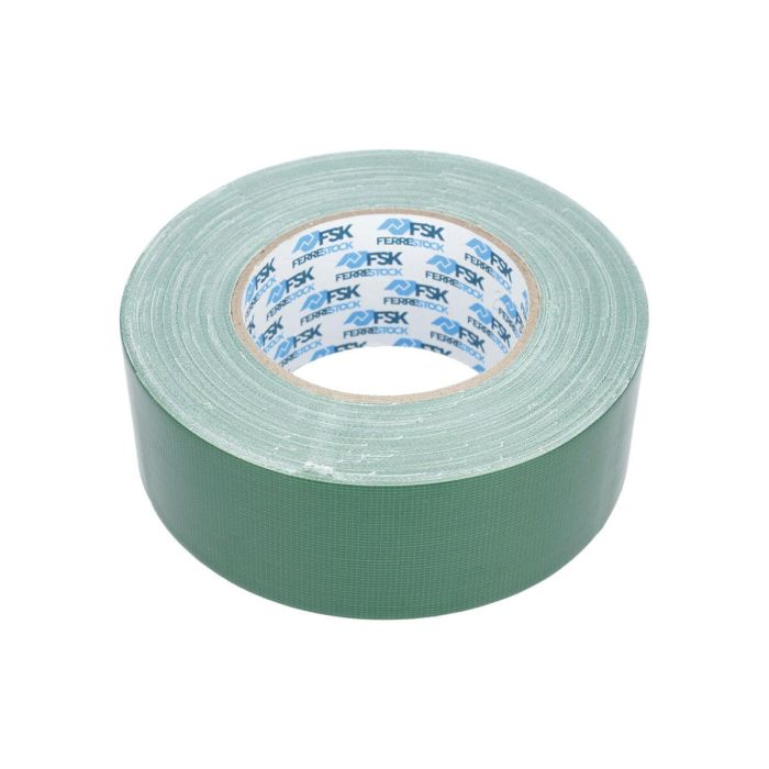Cinta americana Ferrestock Verde 50 mm x 50 m 5 Cinta americana Ferrestock Verde 50 mm x 50 m 5