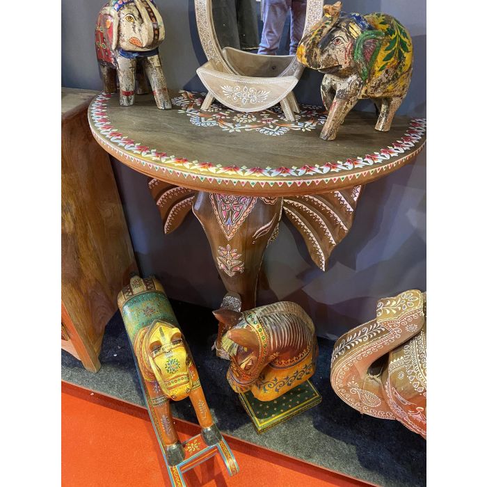 DKD Home Decor Consola Indio RK 22 Multicolor 34 x 78 x 68 cm 1 DKD Home Decor Consola Indio RK 22 Multicolor 34 x 78 x 68 cm 1