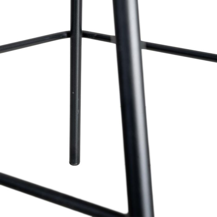 Taburete Mostaza Tejido-Metal Salón 46,50 X 46,50 X 90 cm