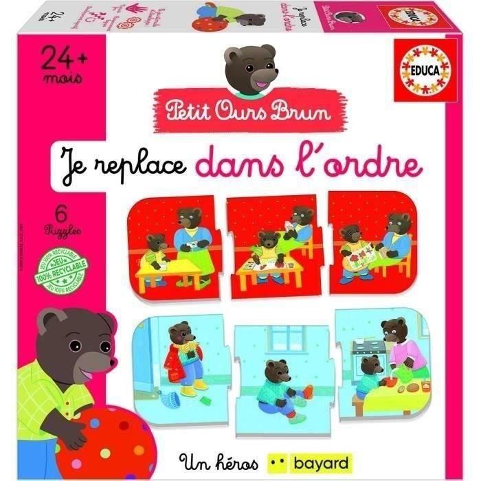 Juego de aprendizaje - EDUCA - Asocio Secuencias Lógicas - Osito pardo Juego de aprendizaje - EDUCA - Asocio Secuencias Lógicas - Osito pardo