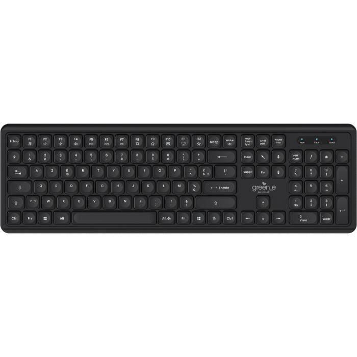 Teclado con cable ecológico - MOVILIDAD - USB-A - Negro Teclado con cable ecológico - MOVILIDAD - USB-A - Negro