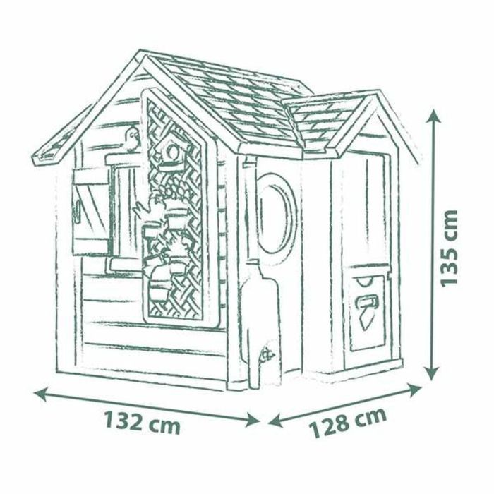 Casa Infantil de Juego Smoby Life Garden 4 Casa Infantil de Juego Smoby Life Garden 4