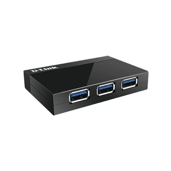 D-Link DUB-1340 Hub USB 3.0 con 4 Puertos y Alimentación Externa, Supervelocidad 5Gbps, Compatible USB 2.0/1.0 1