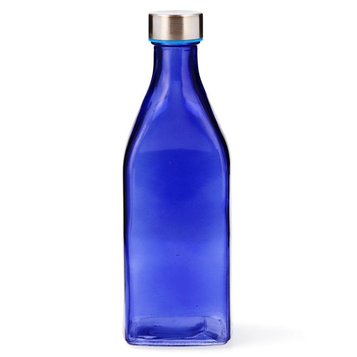 Botella Mesa Vidrio con Tapón Habitat Quid 1 L (6 Unidades) Botella Mesa Vidrio con Tapón Habitat Quid 1 L (6 Unidades)
