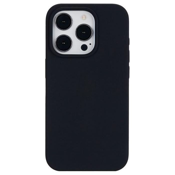 eSTUFF iPhone 15 Pro INFINITE ROME Magnetic Silicone Cover - Black - 81% recycled material eSTUFF iPhone 15 Pro INFINITE ROME Magnetic Silicone Cover - Black - 81% recycled material