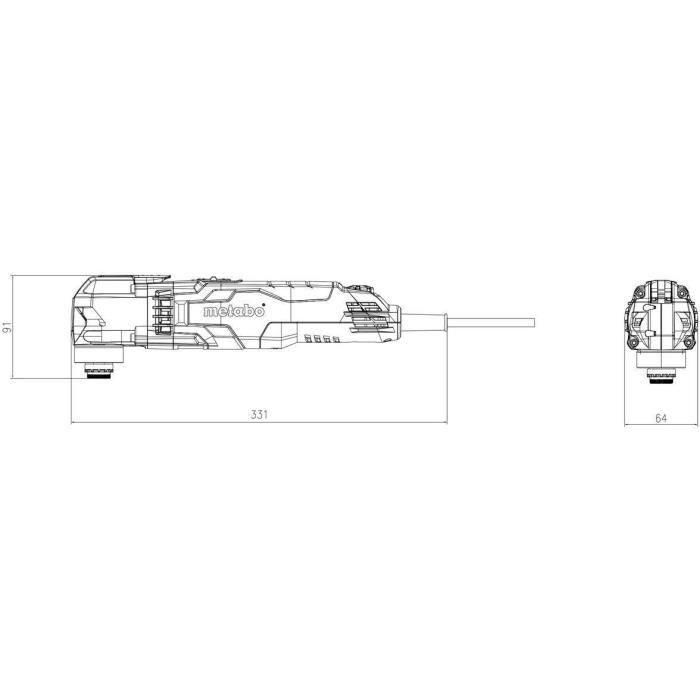 Herramienta multifunción - METABO - MT 400 Quick 2