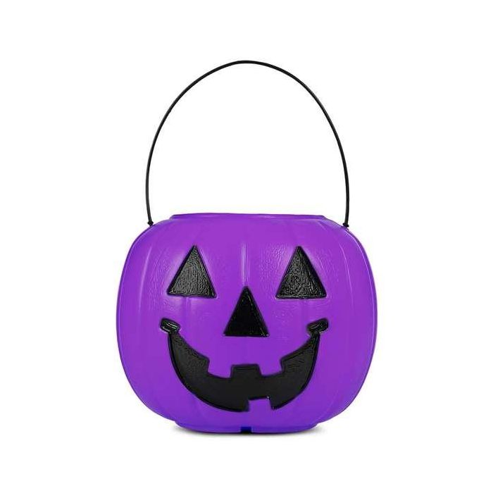 Cesta calabaza morada talla 21,6 x 21,6 x 30,5 cm Cesta calabaza morada talla 21,6 x 21,6 x 30,5 cm