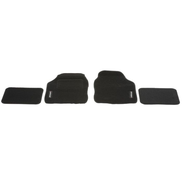 Set de Alfombrillas para Coche Dunlop Universal 4 Piezas Negro 1 Set de Alfombrillas para Coche Dunlop Universal 4 Piezas Negro 1