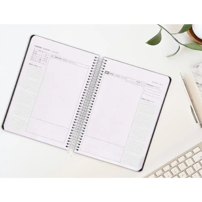 Antartik Agenda Espiral Here and Now A5+ 2026 Día Página Azul Claro Papel 80g FSC 4