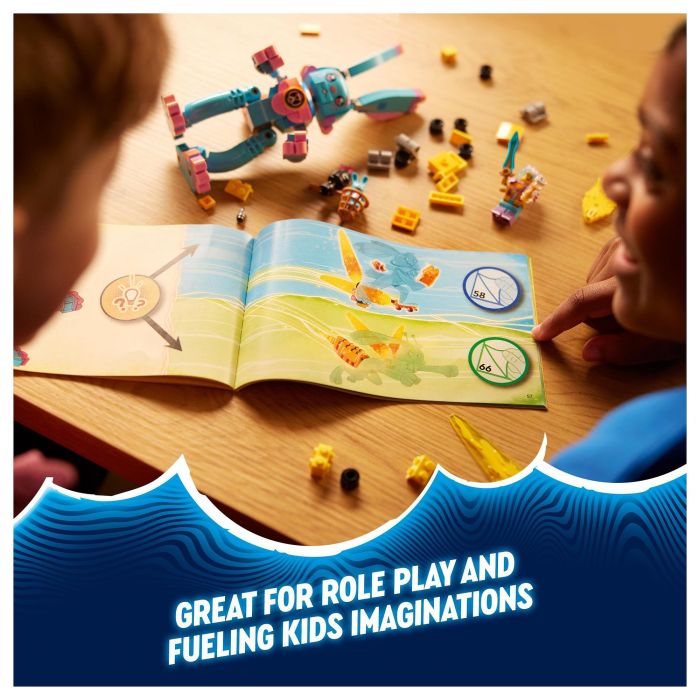 LEGO DREAMZzz Izzie y el Conejo Bunchu 71453 Set de Construcción para Niños +7 Años