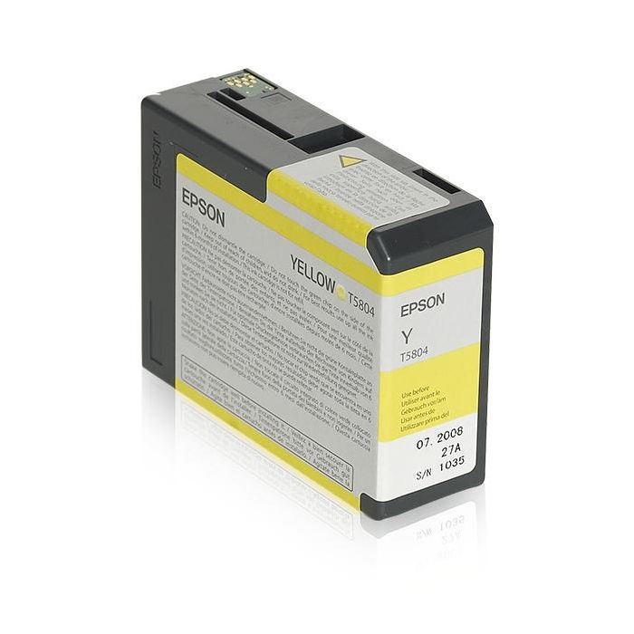 Epson Stylus Pro-3800/3880 Cartucho Amarilla (80ml)
