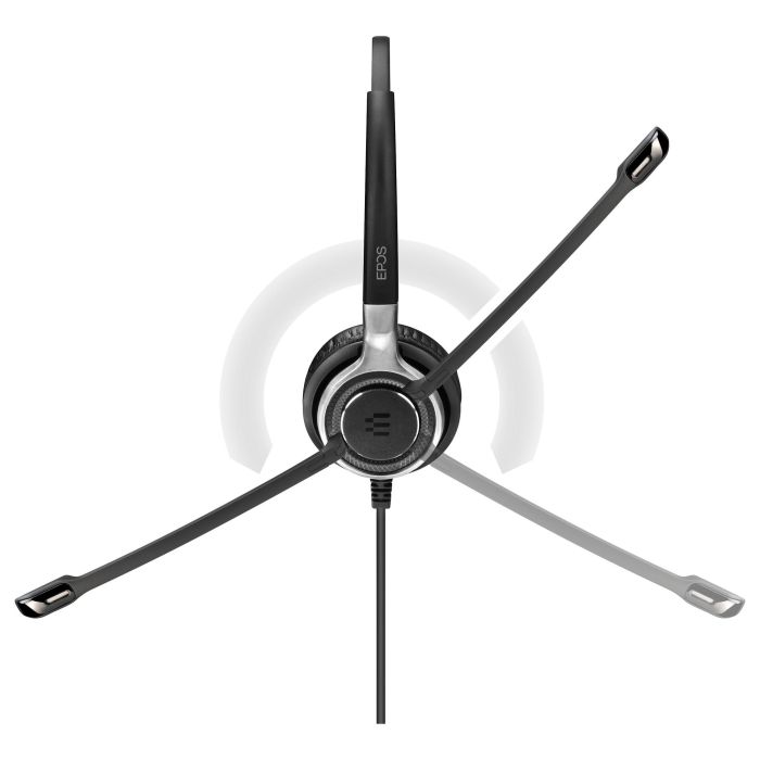 EPOS Auriculares Diadema Alámbrico Impact SC 660 para Llamadas/Música, Binaurales, Negro/Plata 5