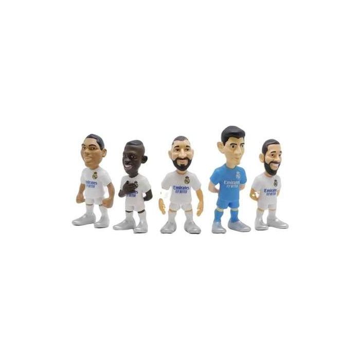 Pack minix con 5 figuras real madrid c.f 7 cm - modelos surtidos 1