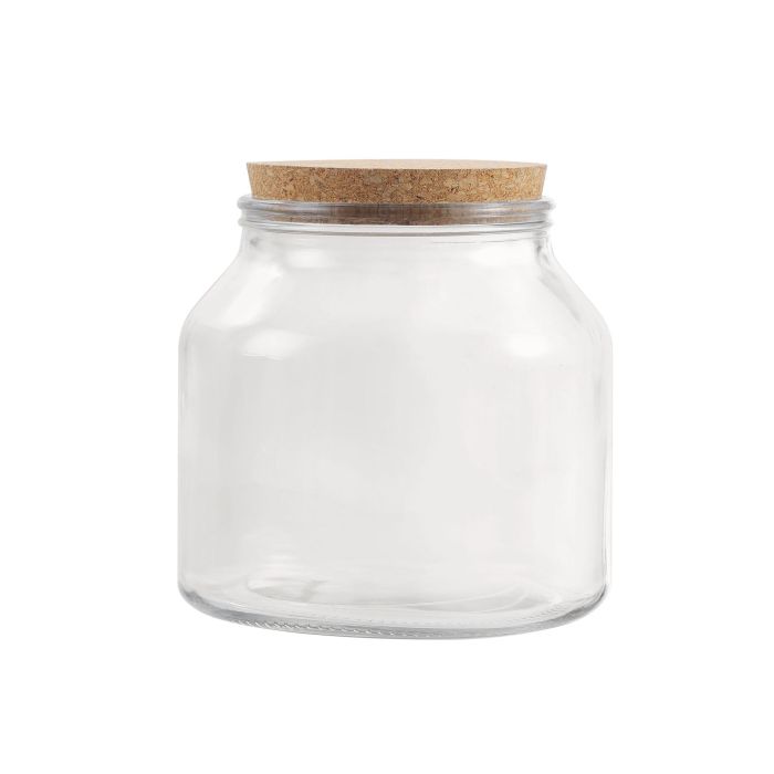 Tarro de vidrio con tapón de corcho 2000 ml - La Mediterranea (6 Unidades) 4 Tarro de vidrio con tapón de corcho 2000 ml - La Mediterranea (6 Unidades) 4