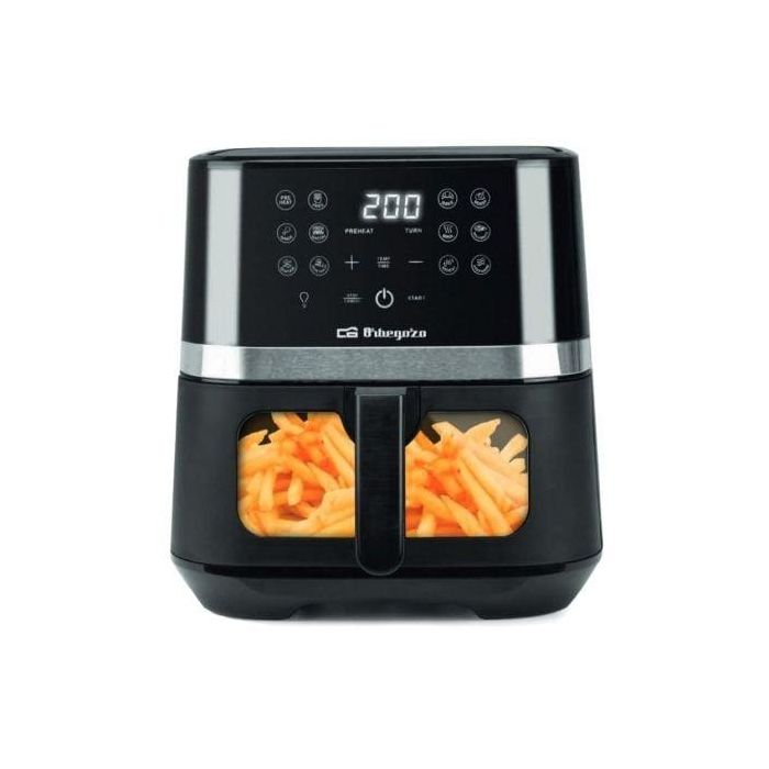 Freidora por Aire / Sin Aceite Orbegozo FDR 68/ 1800W/ Capacidad 6.5L Freidora por Aire / Sin Aceite Orbegozo FDR 68/ 1800W/ Capacidad 6.5L