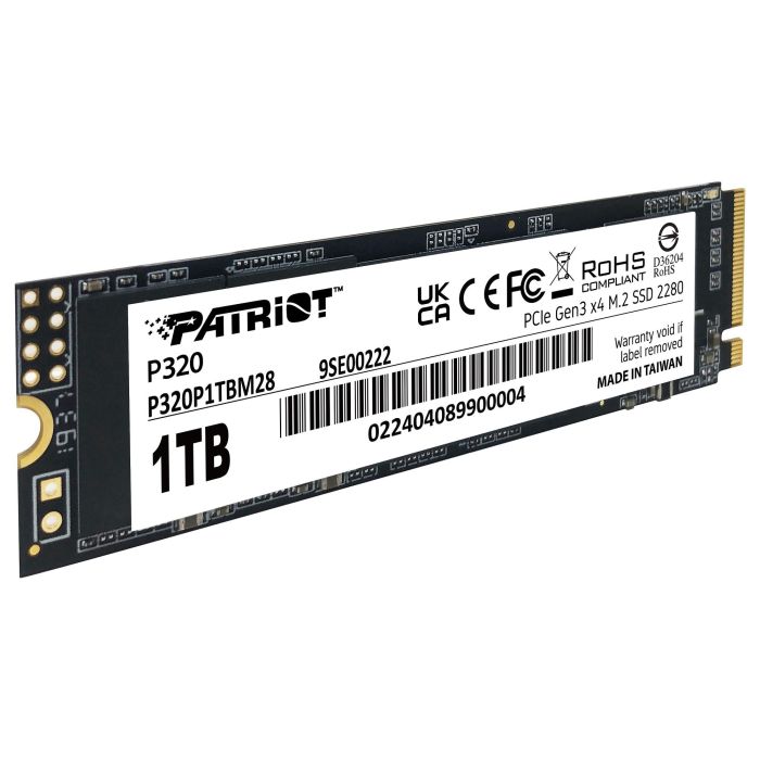 Patriot P320 1 TB M.2 NVMe PCIe 3.0 x4 2280 SSD 2 Patriot P320 1 TB M.2 NVMe PCIe 3.0 x4 2280 SSD 2