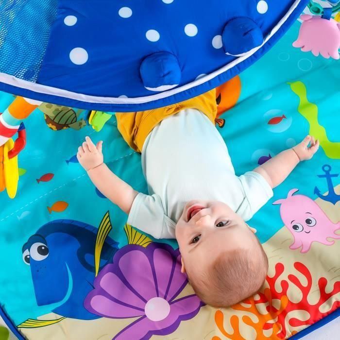 DISNEY BABY Nemo Colchoneta de actividades con luces Mr. Ray Ocean  5