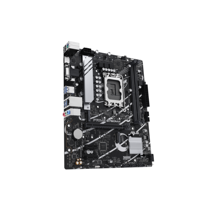 ASUS PRIME B760M-K Placa Base Intel B760 LGA 1700 DDR5 HDMI PCIE4.0 4SATA3 USB3.2 MATX