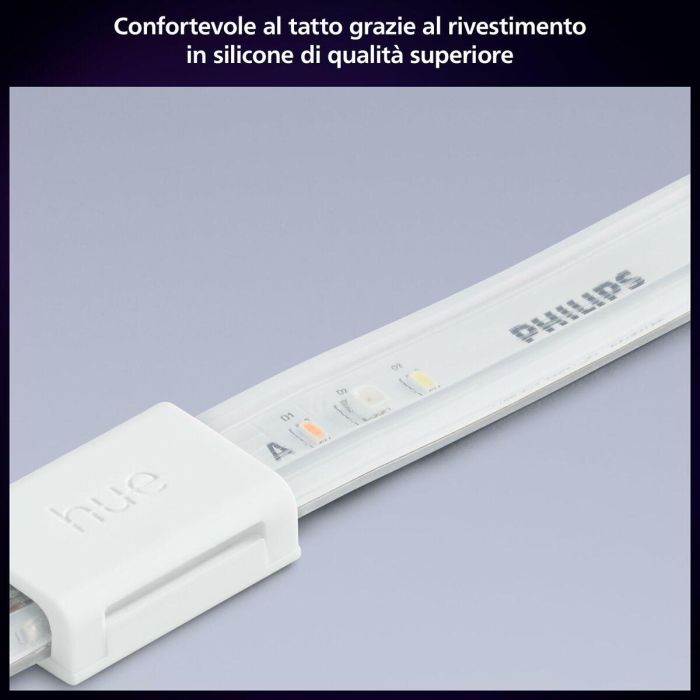 Philips Hue PHI1724257552077 Tira de Luz LED Inteligente, Solo Lightstrip, 3 m, Blanco, Integrada 3 Philips Hue PHI1724257552077 Tira de Luz LED Inteligente, Solo Lightstrip, 3 m, Blanco, Integrada 3