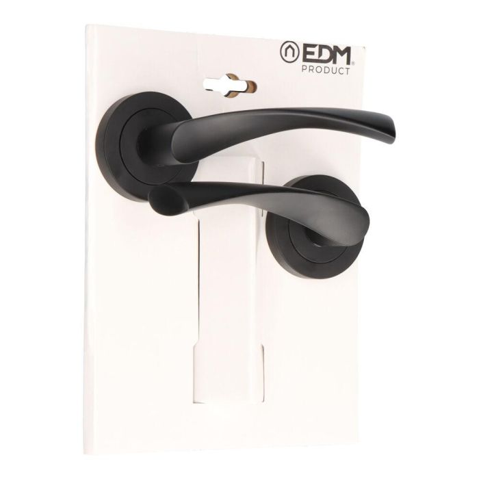 Edm Juego Roseta 707 Negro Diámetro 50 x 125 mm Aluminio 1