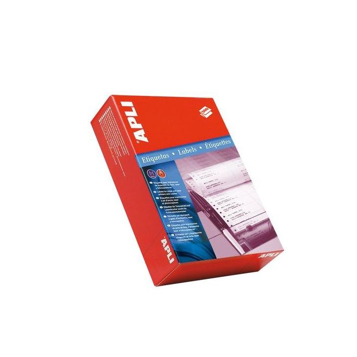 Etiquetas Adh.Impr.Continuo Apli Caja 500H Salida 2 Blancas 88,9X23,3 Mm 12.000 Uds.(00014)