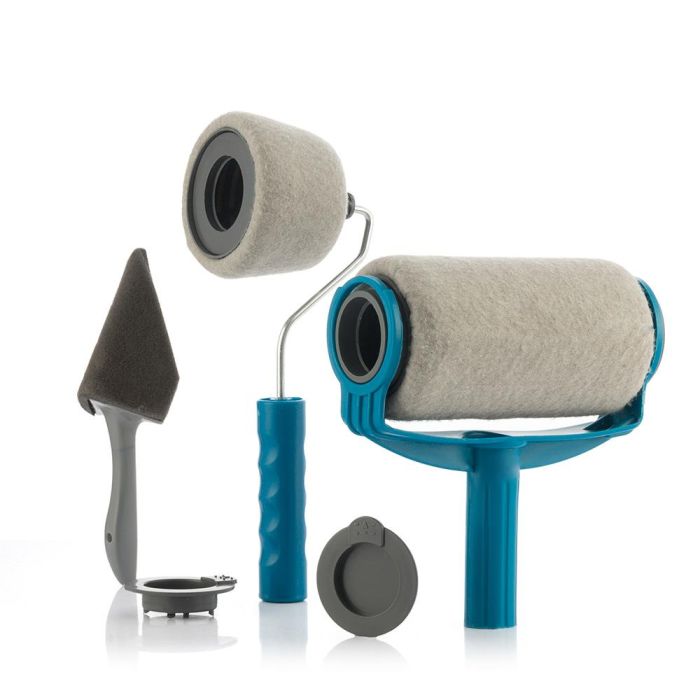 Set de Rodillos de Pintura Recargables Antigoteo Roll`n`Paint InnovaGoods 5 Piezas 1 Set de Rodillos de Pintura Recargables Antigoteo Roll`n`Paint InnovaGoods 5 Piezas 1