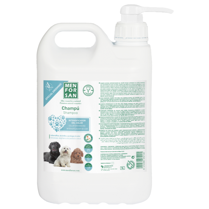 Men For San Champú Aceite De Visón 300 mL - Nutre y Protege el Pelaje Seco, Ideal para Pelo Largo 8