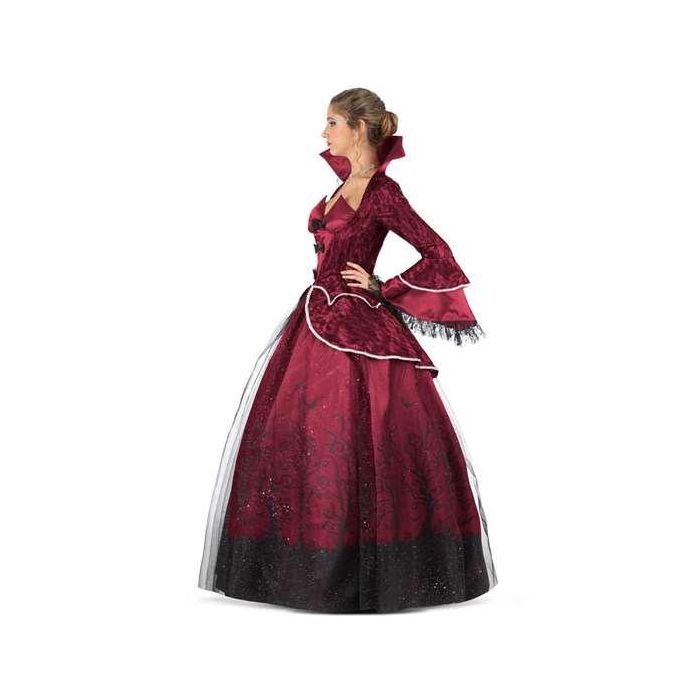 Disfraz reina vampira vestido y enagua talla XL 1