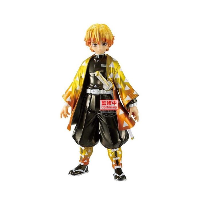 Banpresto Figura Zenitsu Agatsuma Demon Slayer Grandista 24cm PVC Acabado Metálico Colección Anime