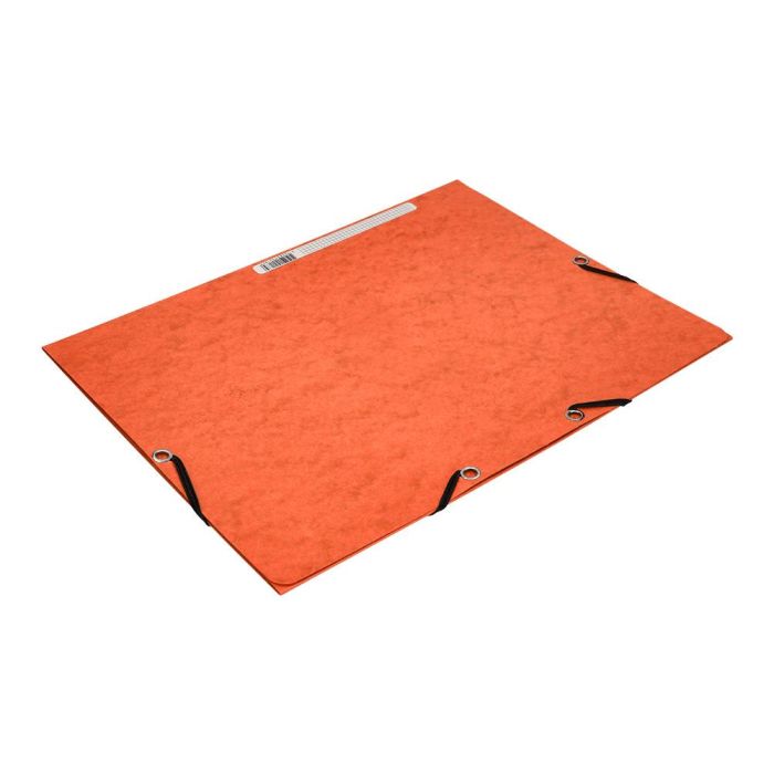 Carpeta Q-Connect Gomas Kf02170 Carton Simil-Prespan Solapas 320x243 mm Naranja 6