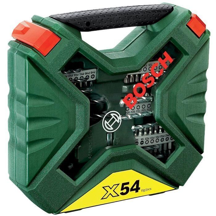 Bosch X-Line 54 piezas: Surtido Completo para Taladrar y Atornillar en Madera, Metal y Otros Materiales 1