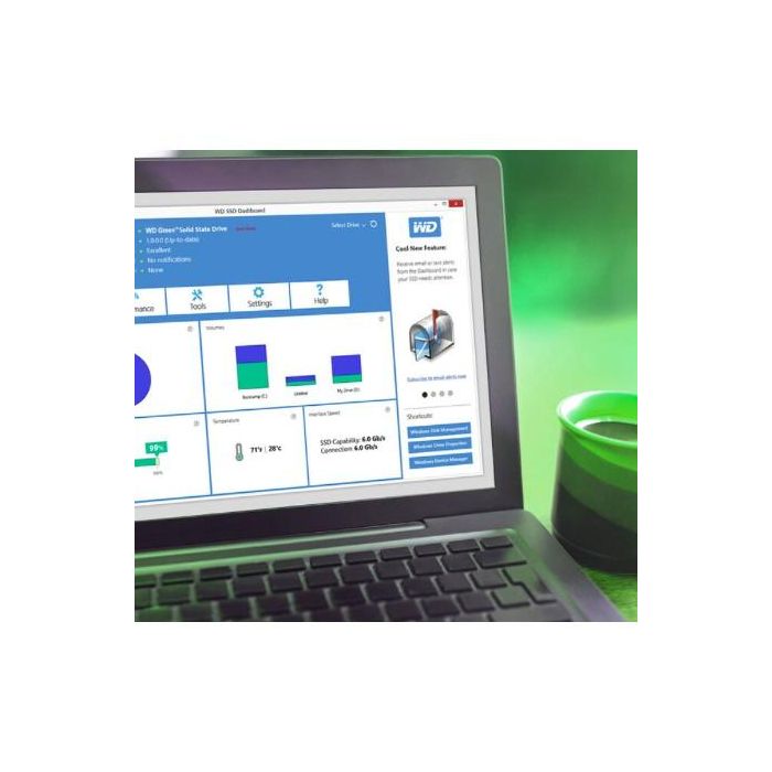 Western Digital WDS200T5B0E-00CPE0 SSD M.2 NVMe 480GB Serial ATA III 6Gb/s 3